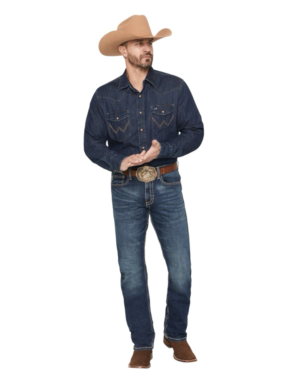 Wrangler Men’s 20X No. 42 Vintage Bootcut Jeans 33x34
